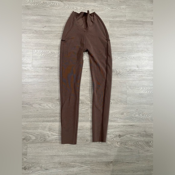 Skims Sheer Sculpt Low Back Legging Size XS Brown Cocoa - Picture 3 of 9